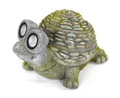 Solar-LED Deko Tier-Figur Schlidkröte grün - groß