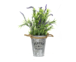 Kunstpflanze Lavendel mit Topf