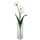 Kunstblume mit 3 Blüten 61 cm 1Stk. weiß
