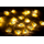 LED Metall Lichterkette Sterne 20 LED gold