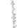 Acryl Deko Hänger Kugeln Transparent und Matt 120 cm