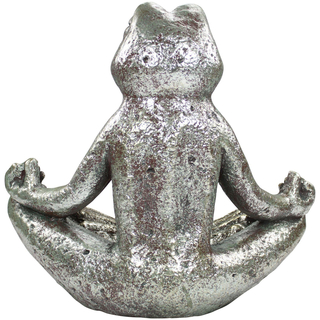 Deko Figur Frosch sitzend mit Schale