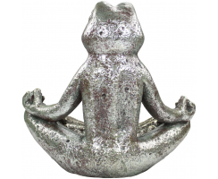 Deko Figur Frosch sitzend mit Schale