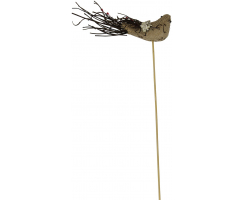 Deko Stecker Vogel 33 cm 3 Stück ( B ) ohne Schleife