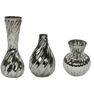 Mini Vasen aus Glas 3 Stück