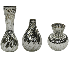 Mini Vasen aus Glas 3 Stück
