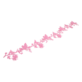 Filz Tisch-Band Vögel 10 x 90 cm rosa 4 Stück