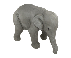 Deko Figur Elefant aus Polyresin - 48 x 57 x 27 cm