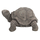 Deko Tier-Figur Schildkröte dunkelgrau groß - 1 Stück