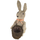 Deko-Figur Hase mit Körbchen hellbraun groß