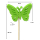 Blumen-Stecker Schmetterling grün 8 x 25cm 32 Stück Dekostecker Gartenstecker Butterfly Deko
