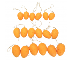Ostereier 18 Stück im Beutel orange