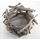 Holz Pflanz-Nest mit Kunststoff-Einsatz 1 Stück C