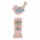Deko-Ständer Vogel aus Holz rosa S - 27 cm 4 Stück