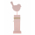 Deko-Ständer Vogel aus Holz rosa S - 27 cm 4 Stück