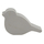Deko Vogel-Figur aus Holz 1 Stück weiß