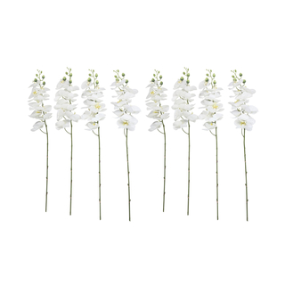 Kunst-Pflanze Orchideen-Zweig 84 cm 8 Stück