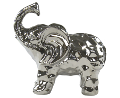 Deko Figur Elefant silber