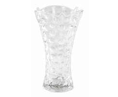 Glas Vase transparent Motiv C - 1 Stück - M