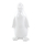 Keramik Figur Pinguin 1 Stück - L hochglanz weiß