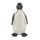 Keramik Figur Pinguin 1 Stück - L schwarz / cremeweiß