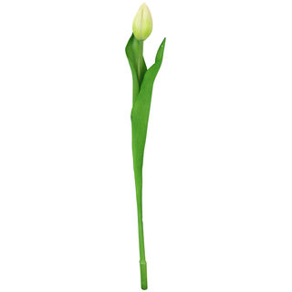 Kunst-Pflanze Tulpe 1 Stück weiß