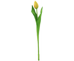 Kunst-Pflanze Tulpe 1 Stück gelb