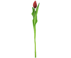 Kunst-Pflanze Tulpe 1 Stück rot
