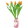 Kunst-Pflanze Tulpe 5 Stück orange