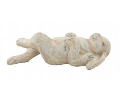 Deko-Figur Hase ( B ) liegend 28,5 cm