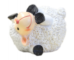 Deko-Figur Schaf ( C ) liegend 5 cm