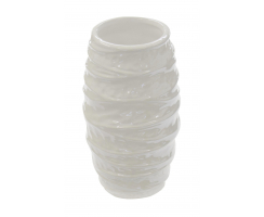 Keramik Design Vase ( A klein ) weiß