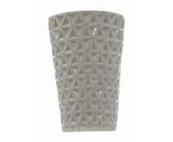 Keramik Design Vase ( B klein ) grau