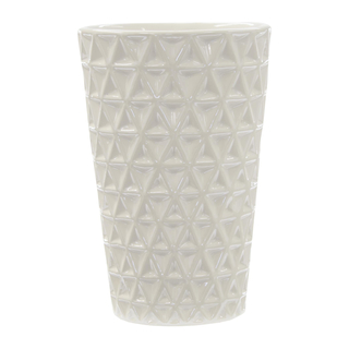 Keramik Design Vase ( B groß ) weiß