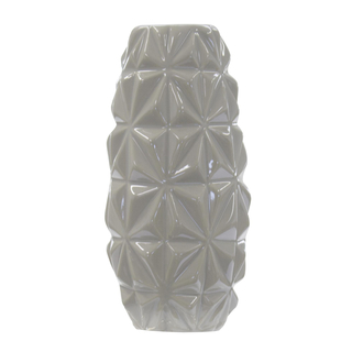 Keramik Design Vase ( C klein ) grau