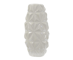 Keramik Design Vase ( C klein ) weiß