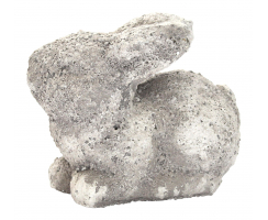 Deko-Figur Hase Mümmler weiß-grau