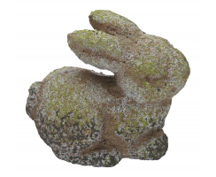 Deko-Figur Hase Mümmler grün-grau