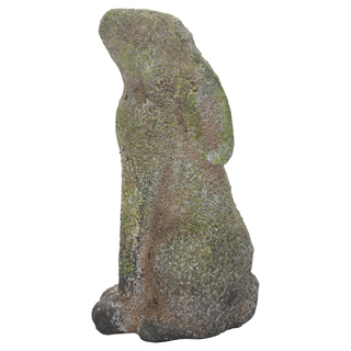 Deko-Figur Hase Schnüffler grün-grau