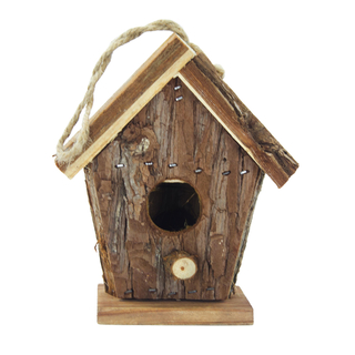 Holz Vogelhaus zum aufhängen B: 14 cm x 10 cm x 16 cm hoch