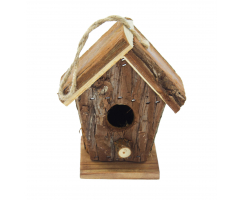 Holz Vogelhaus zum aufhängen B: 14 cm x 10 cm x 16 cm hoch
