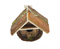 Holz Vogelhaus zum aufhängen C: 17 cm x 9 cm x 15 cm hoch