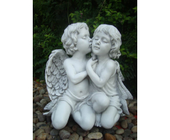 Garten-Figur Engel Liebes-Paar