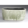Pflanzschale XL aus Keramik - weiß / olivegrün