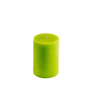 Kerze 7 x 10 cm in Grün - 1 Stück