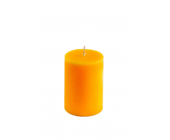 Kerze 7 x 10 cm in Orange - 1 Stück