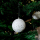 Weihnachtskugel Schneeball mit Glitzer Ø 8 cm - 6 Stück