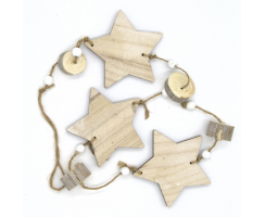 Holz Hänger Sterne 90 cm - 4 Stück
