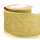 Schleifenband aus Stoff 6,3 cm x 2,7 m in Gold Glitzer mit Sternen - 1 Stück