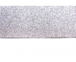 Tischläufer aus Stoff 36 cm x 2 m Silber Glitzer - 1 Stück